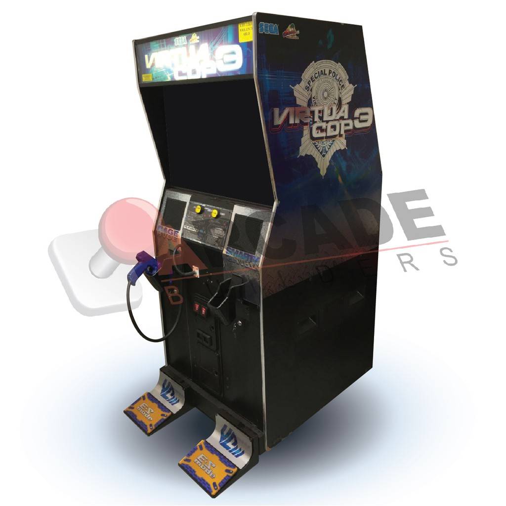 Virtua Cop 3 Arcade Shooting Gun Machine Malaysia Double Player