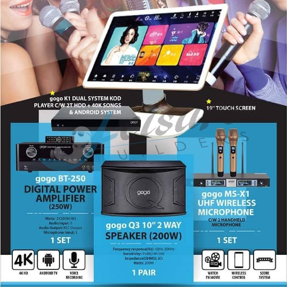 GOGO Full Set Karaoke System