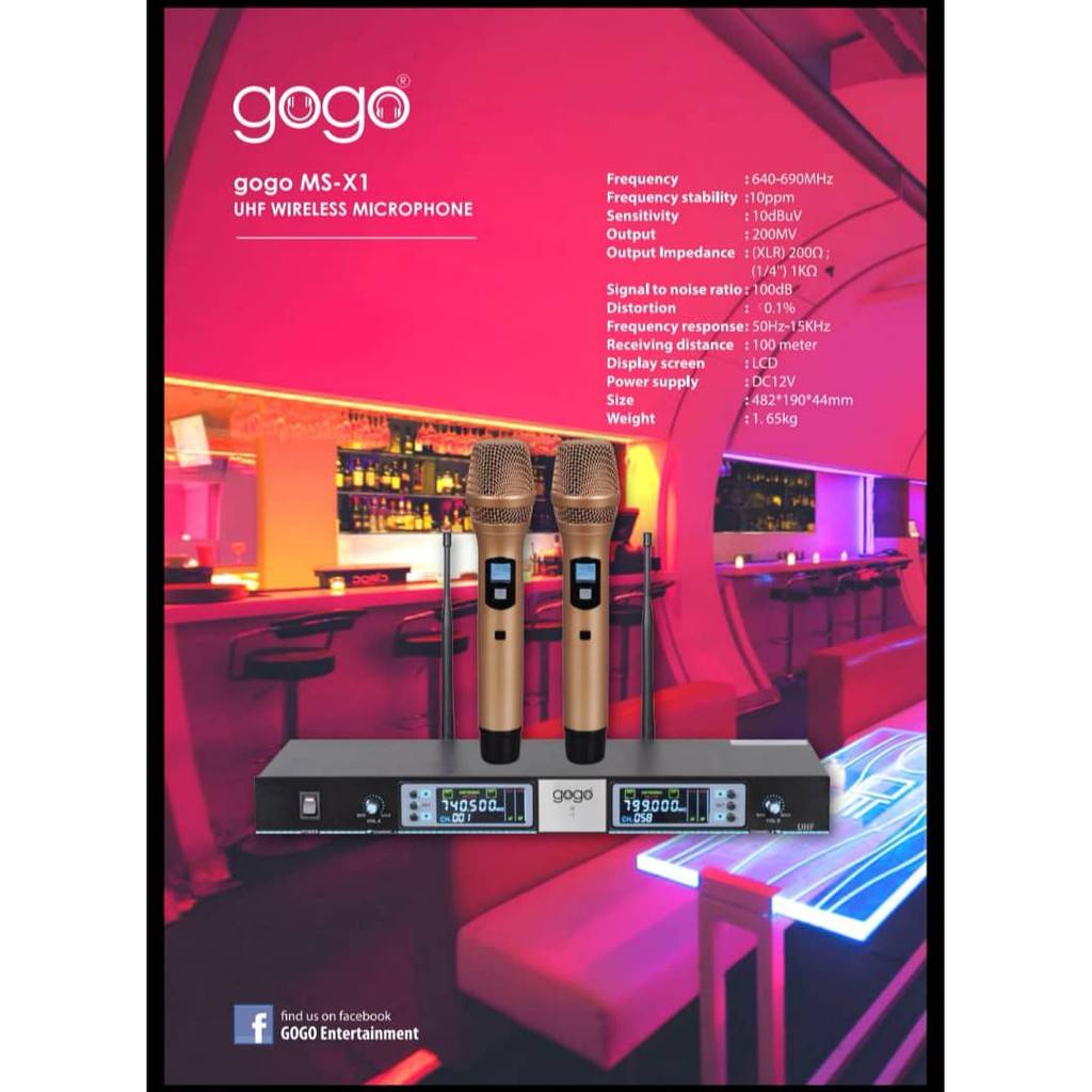 GOGO Full Set Karaoke System